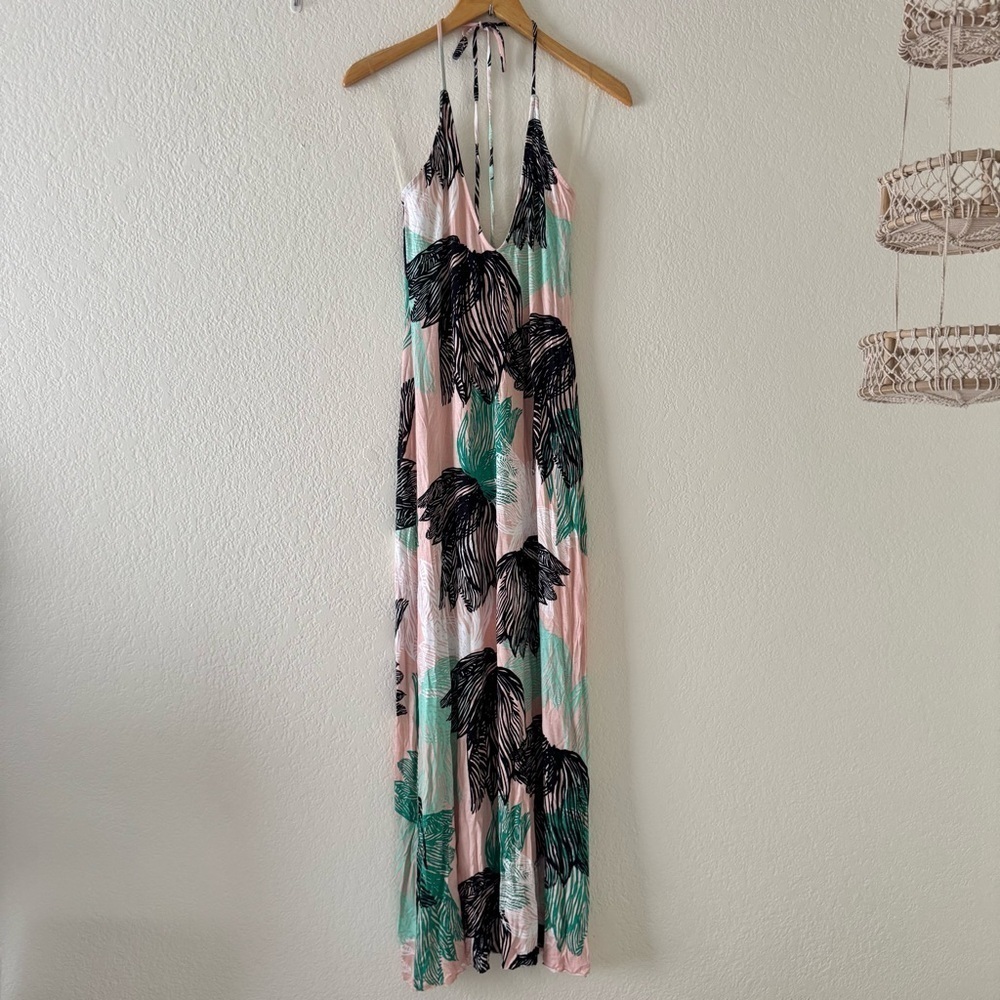 Rachel Pally Tropical Maxi Halter Dress